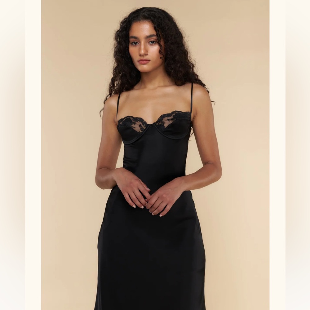 Mirror Palais Ballet Dress in Noir